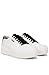 Dr. Scholl's Shoes Womens Time Off Max Platform Sneaker White/Black Smooth 9 M