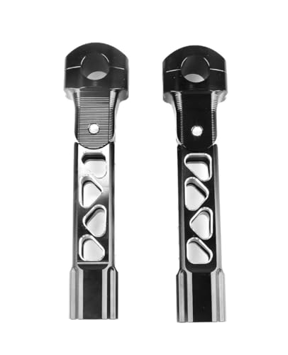 Rehausseurs de guidon moto rétractables 25mm de 6.5 à 10 pouces pour Softail et Dyna