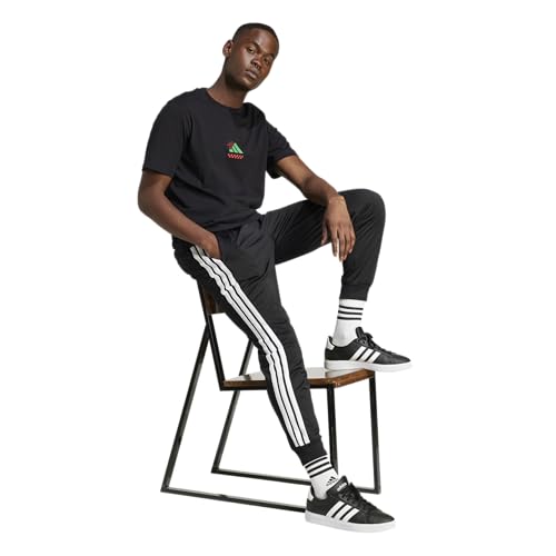 adidas Men's Lounge Pizza Graphic T-Shirt3