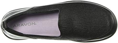 Aravon Women's Quinn Slipon Platform, Black, 6 Wide | Image 4