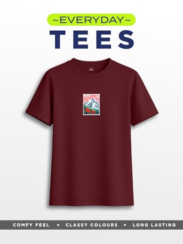 Image of Nobero 100% Cotton T-Shirts for Women Stylish | Regular Fit | Graphic Printed T Shirts for Women 180 GSM Combed Cotton | Crew Neck Half Sleeve