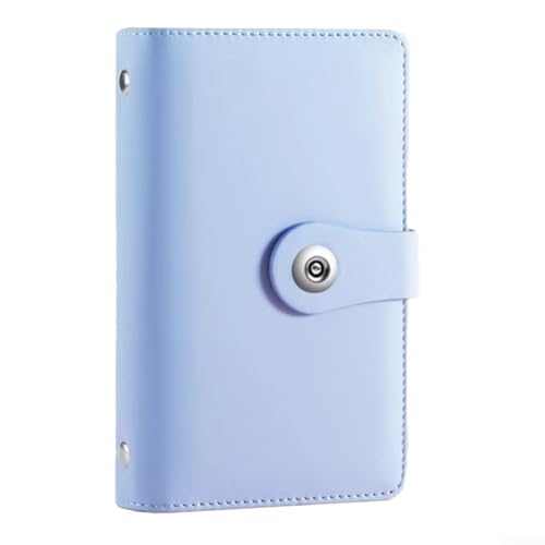 Gdfnmogo Álbum de almacenamiento de billetes de papel con bolsillo de plástico para monedas y notas conmemorativas, 50 unidades, 18 x 12 x 4 cm (azul)