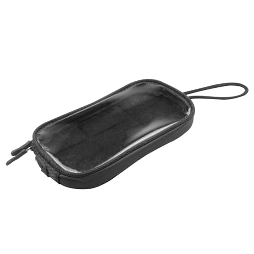 Mochila de depósito para teléfono para moto, bolsa transparente con conector para auriculares, accesorio de motocicleta, bolsa de almacenamiento portátil para tanque frontal para la mayoría de
