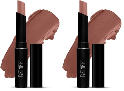Image of RENEE Very Matte Lipstick - Spice l Long Stay l Hydrating, Nourishing Lips l Transfer Proof, Smudge Proof l Intense Color Pay Off l Full Coverage l Weightless l Velvety, Smooth Finish l 1.6 g