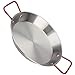 ZJWD Padella per Paella in Acciaio Inossidabile, Padella per Paella per Ristorante, pentole per Padella per Ristorante Domestico,26cm