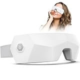 Eye Massager with Heat for Migraines, Christmas Birthday Gifts for Women Men, PureHeal Heated Eye Mask Massager with Compression, Bluetooth, Eye Care Device for Relax, Reduce Eye Strain Improve Sleep