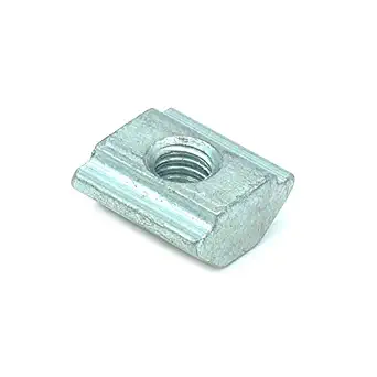 3D Innovations CHPSS621-1 T Nut M4 Threaded Pre Assembly T-Nut for 20X20 Aluminium Extrusions/Aluminium Profile (Qty: 10 Pcs) (M4, Pre Assembly)