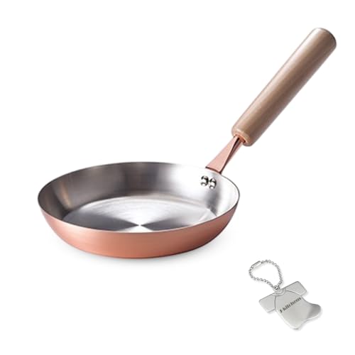 J-kitchens Pancake Pan, Copper, 6.3 inches (16 cm), For Gas Fire, Made in Japan, Original Tag Included