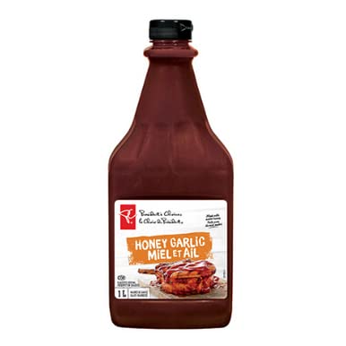 President's Choice Honey Garlic Barbecue Sauce, 1 litre {Imported from Canada}