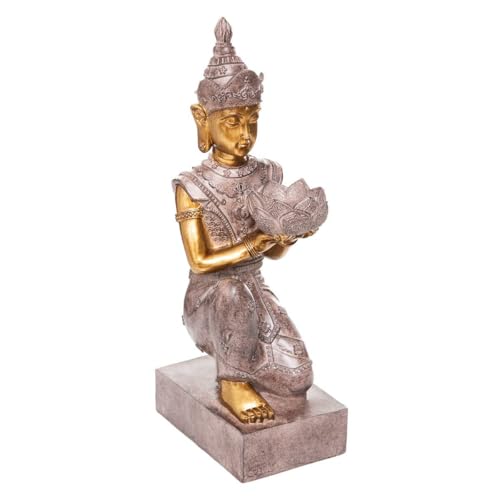 Atmosphera - Statuette Bouddha - résine - H45-3 cm
