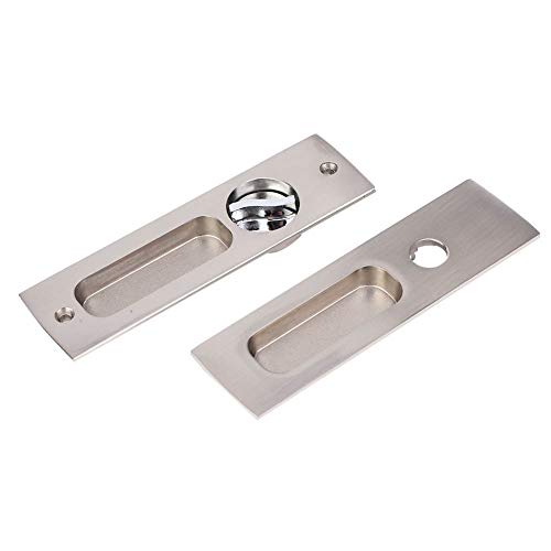 Zerone Cerradura de Puerta Corredera, Tirador de Gabinete de Baño para Balcón Interior, Cerradura...