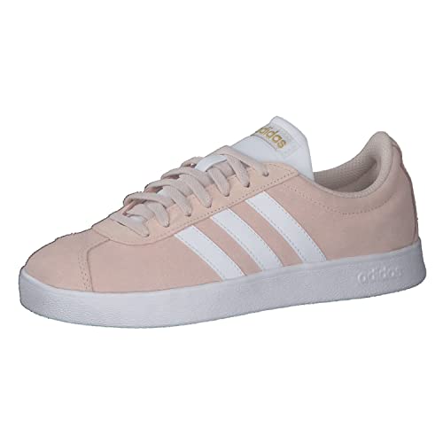 adidas VL Court 2.0 Suede Shoes, Zapatillas Mujer, Wonder Quartz/FTWR White/Gold Met, 36 2/3 EU