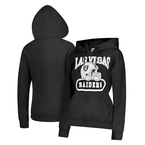 Ultra Game NFL Womens Super Soft Supreme Pullover Hoodie Sweatshirt, Las Vegas Raiders, Team Color, Small