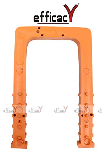 Image of Efficacy PVC Foot Step Suitable for Construction Sites,UG Sump Tank, Swimming Pools, Over Head Tanks MS Rod 12 mm Size 263 X 165 X 25 mm (Pack of 5)