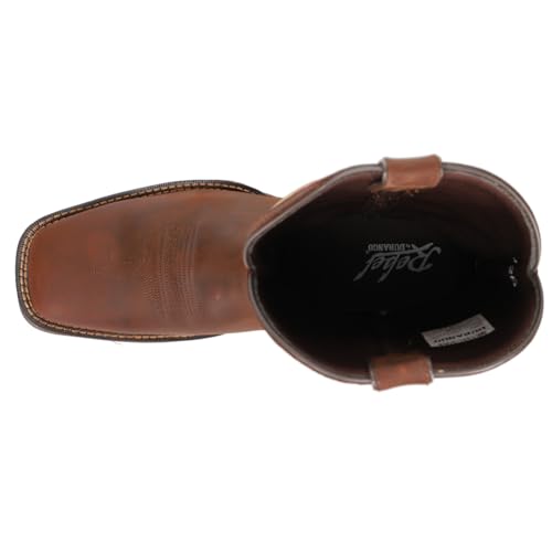 Durango Mens Patriotic Pull On Western Flag Square Toe Casual Boots Mid Calf - Brown - Size 8.5 EE_M4