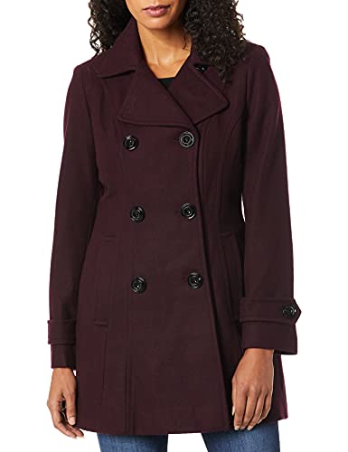 Image of Anne Klein Women's Classic Double Breasted Wool Coat