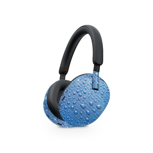 Image of MightySkins Carbon Fiber Skin Compatible with Sony WH-1000XM5 Headphones - Mist | Protective, Durable Textured Carbon Fiber Finish | Easy to Apply, Remove, and Change Styles