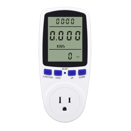 Digital Power Monitor Meter Usage Saving Energy Watt Amp Volt KWh Electricity Analyzer Monitoring Device Equipment System Wall Socket Outlet