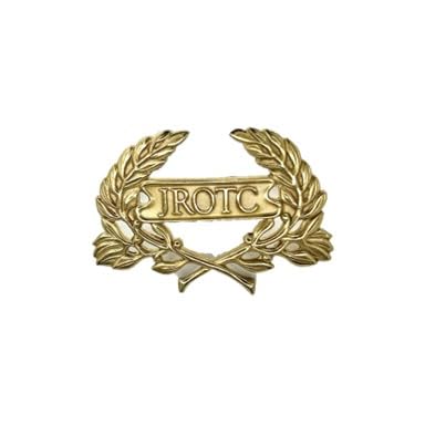 Mil-Bar Gold JROTC Cap Device with Wreath
