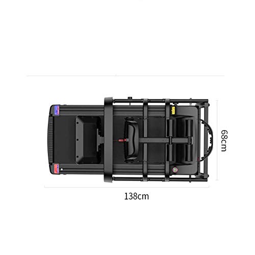 Caminadora plegable con motor 2 hp y capacidad 100 kg miniatura 4