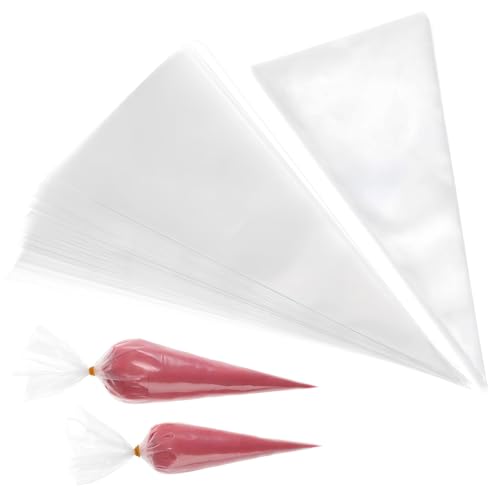 VOSAREA 200pcs Piping Bags Cake Decorating Tools for Icing Pastry and Cookie Decoration Various for Smooth Application for Bakeries and Home Use