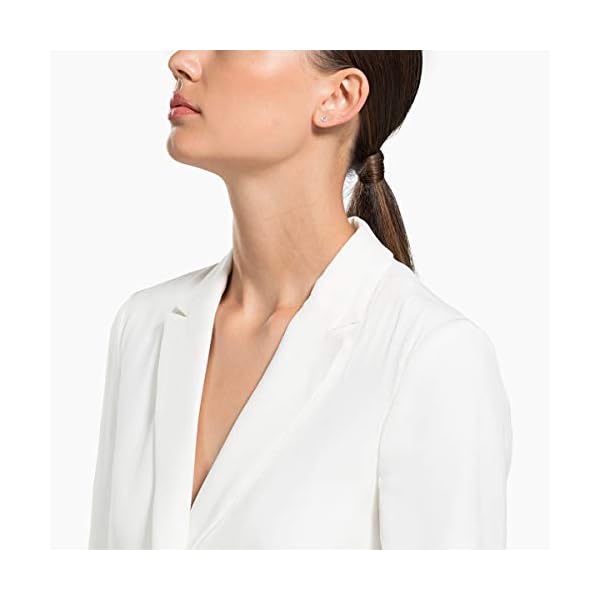 SWAROVSKI-Womens-Solitaire-Crystal-Necklace-and-Earrings-Jewelry-Collection SWAROVSKI Women's rhodium-plated-silver Solitaire Jewelry Collection, Clear Crystals