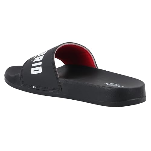 Image of WELCOME Soft Men's Slippers /Sliders with Cushion FootBed for Adult | Comfortable & Light Weight | Stylish & Anti-Skid | Waterproof & Regular Flip Flops for Gents /Boys