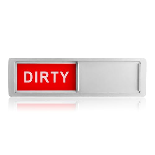 CYDZSRA Universal Dishwasher Washing Machine Microwave Oven Clothes Dryer Dirty Sign Double Sided Indicator Kitchen Supplies, No.01