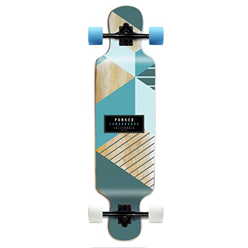 Yocaher Punked Bamboo Longboard Skateboard Freestyle 40