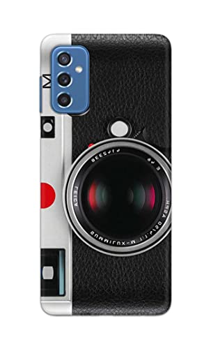 Image of Printed Hard Back Cover Case for Samsung Galaxy M52 5G Back Cover (Vintage Camera) -1302
