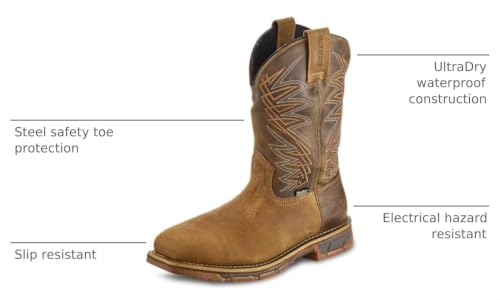 Image of Irish Setter Marshall 11 inch Mens Steel Toe Work Boot