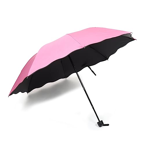 Image of HomeCloud Magic Umbrella Windproof, Sunproof & Rainproof with Sturdy Steel Shaft & Wrist Straps | Secret Blossoms Occur with Water Magic Print | Easy to Hold & Carry | Umbrella for Women, Men & Kids