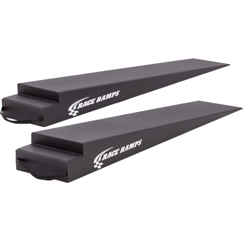 Race Ramps Foam Trailer Loading Ramps for Low-Profile Cars, 7 in H, Pair