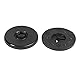 CENPEK Universal Electric Fan Mounting Kit, Auto Cooling Radiator Fan Mounting Kit Tie Straps Pads Feet Mount Fan Mounting Feet Accessories (Schwarz)