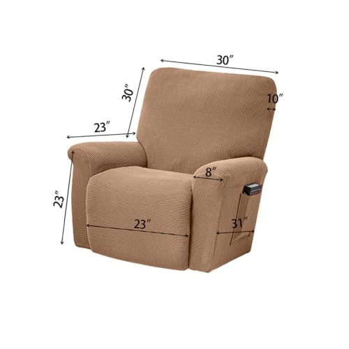 Funda para silla de masaje elástica de poliéster protector lavable MUCKLILY 3