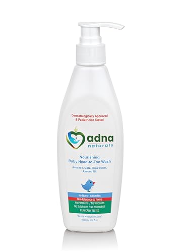 Image of Baby Head-to-Toe Wash | No-Tears | Avocado, Oats, Shea Butter, Almond Oil & Vitamin E | Dermatologist Approved + Pediatrician Tested