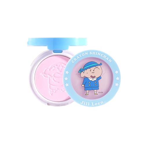 jill leen. ジルリーン&クレヨンしんちゃん連名 チーク 血色感 ナチュラル ふんわり発色 パウダーチーク 透明感 ピンクチーク オレンジチーク イエベ ブルべ コンパクト 人気 プレゼント 17色