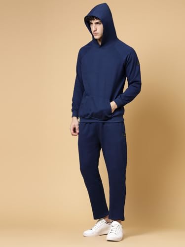 Image of Rigo Cotton Fleece Full Sleeves Oversized Co-ord Set for Men | Printed Hooded Track Suit Set for Men