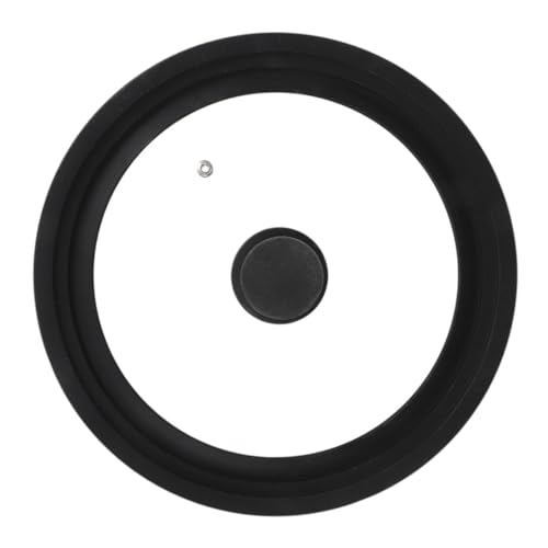 BESTYASH Tapa de Olla de Vidrio Templado con de Silicona Resistente al Calor Multiusos y Visible para Cacerolas y Sartenes de