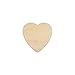 Wooden Hearts 4-1/2 Inch, Unfinished Wooden Heart Cutout Shape, Wood Heart (4-1/2" Tall x 1/8" Thick) - Bag of 25