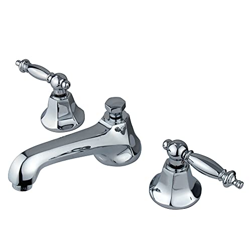 Kingston Brass KS4461TL Templeton Widespread Lavatory Faucet, Polished Chrome