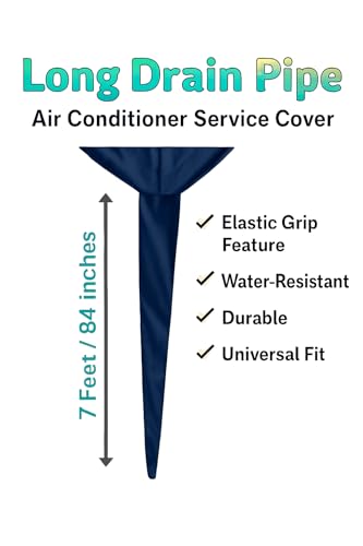 Image of Split AC Cleaning Kit Waterproof Service Cover with Drain Pipe, Cut Resistant Gloves & Adjustable Water Spray Gun | Best for Home & Professional Use | Compatible with 1-2 Ton AC (48 Inches)