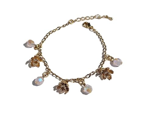 Bracelet breloques perles grigri en acier : le cadeau porte-bonheur idéal à offrir