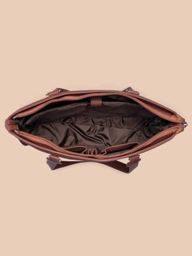 Image of Stylish Tote Bags for Office Use | Laptop Bag 15.6 inch | Purse for Women | Vegan Leather Handbag | Daily & Travel Use |