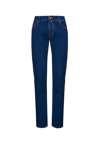 Patta interna ricamata con nome del pantalone e citazione del fondatore Profumati con l'esclusiva fragranza Jacob Cohën