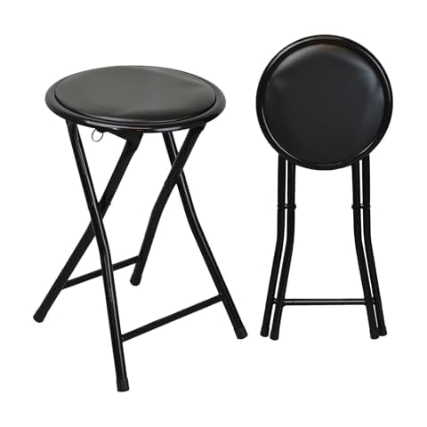 Harbour Housewares Padded Folding Stools - Pack of 4 Cover