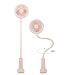 Produktbild Lostryy Kleiner Lüfter/Tischventilator/Clip-Lüfter/kalter starker Wind/Teleskop/USB/Büro/Handheld/tragbar/Außenbereich, pink, 20,6 * 12,3 * 52,8 cm