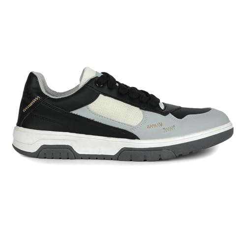 Image of Liberty LEAP7X Black Casual Sneakers for Men