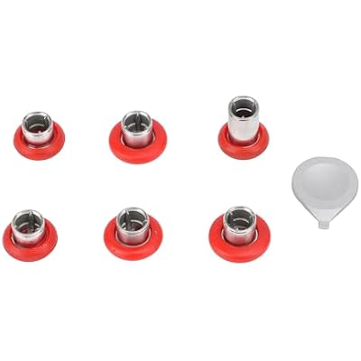 Vvikizy Interchangeable Thumbstick, Rubber and Stainless Steel Game Controller Thumbstick with Detachable Customizable Heads, for Series 2 Core Controllers