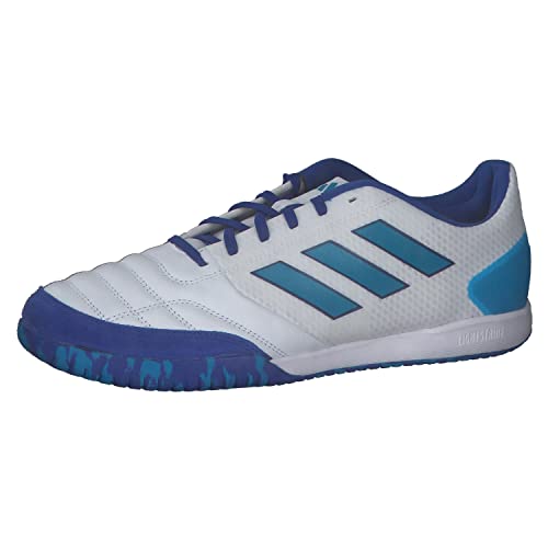 ADIDAS Unisex Top Sala Competition Indoor Boots Fußballschuhe, Cloud White/Bold Aqua/Royal Blue, 44 2/3 EU